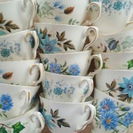 Betty Loves Vintage Blue Teacups